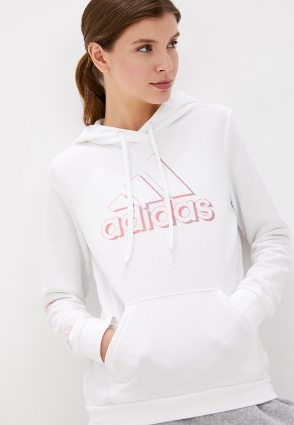 

Худи adidas, Белый, W CAMO INSP HDY