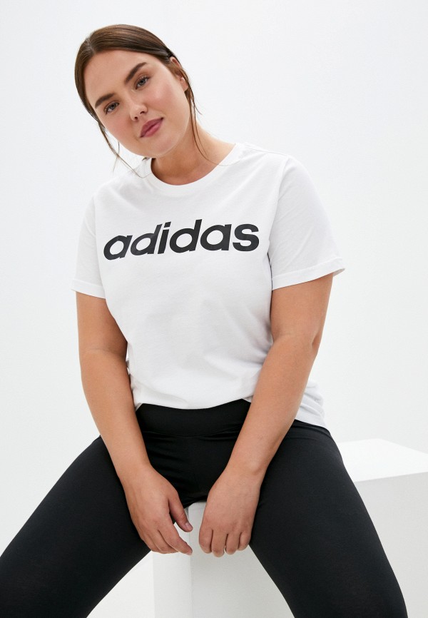 

Футболка adidas, Белый, W E LIN S T INC