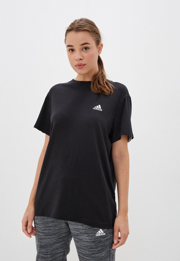 

Футболка adidas, Черный, W MH 3S SS TEE