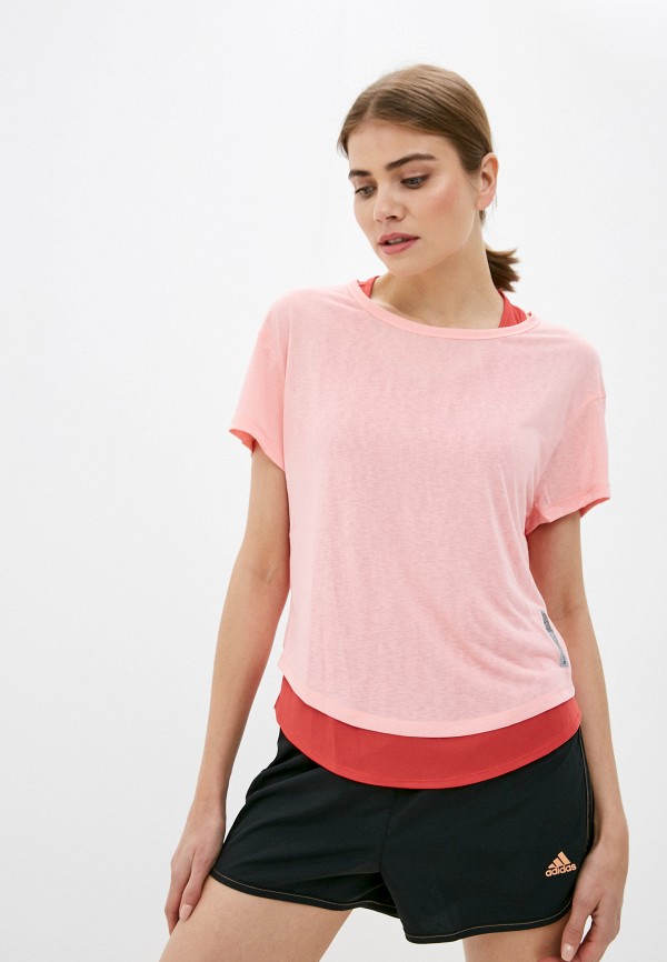 

Футболка спортивная adidas, Красный;розовый, adidas AD002EWKQST3
