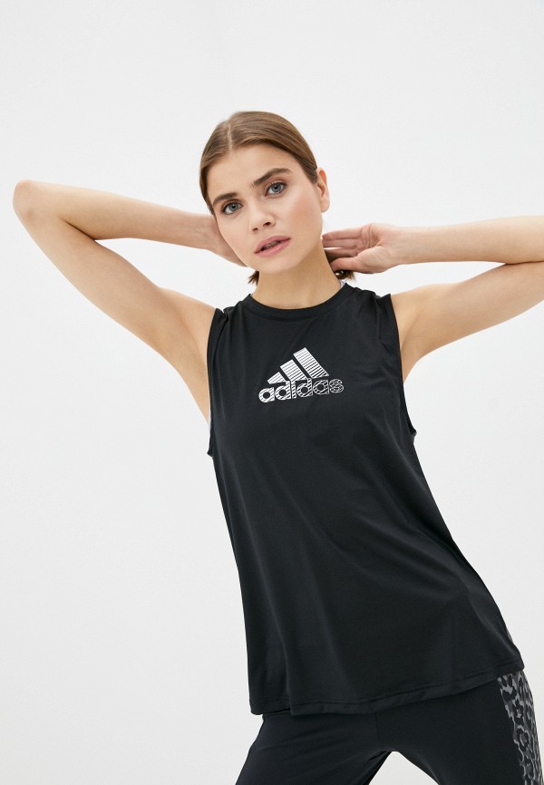 

Майка спортивная adidas, Черный, W AT TK