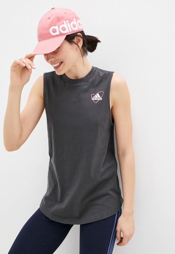 

Майка спортивная adidas, Серый, BOS HACKED TANK