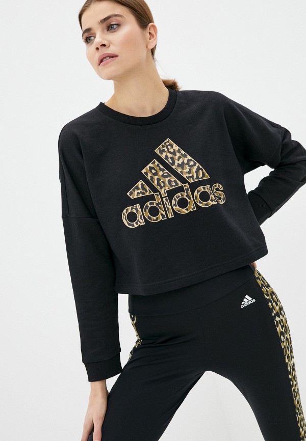 

Свитшот adidas, Черный, adidas AD002EWLUHO8