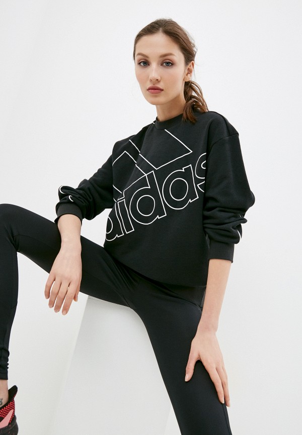 

Свитшот adidas, Черный, W FAV Q1 SWT