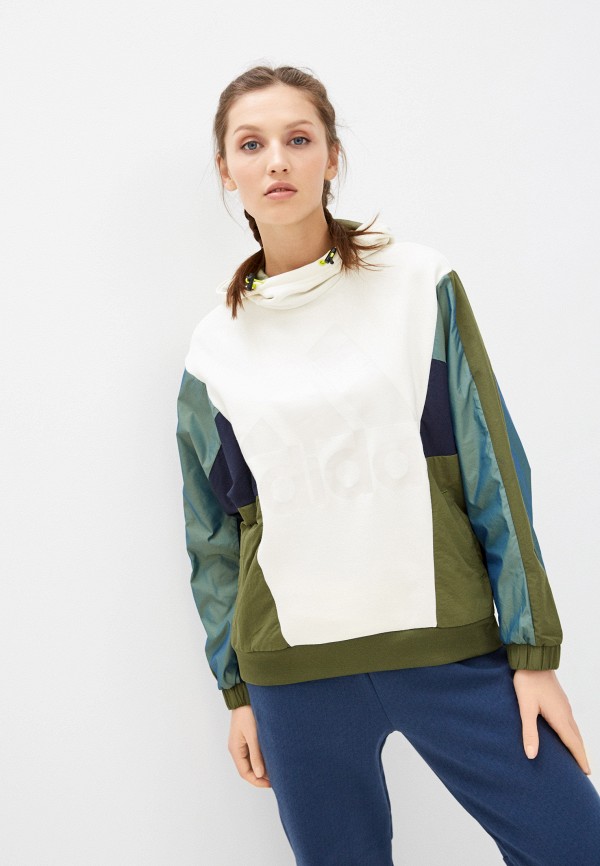 

Худи adidas, Бежевый, W BOC PULLOVER