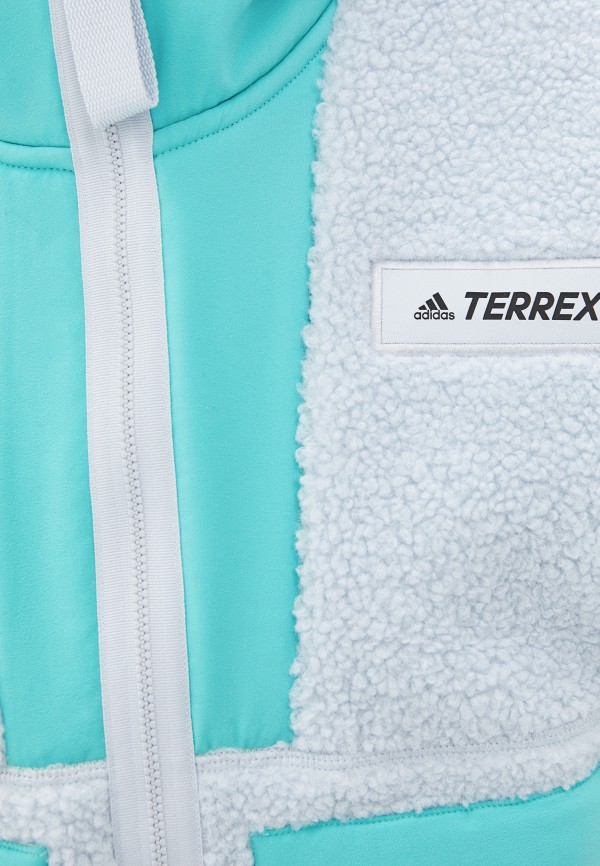 

Толстовка adidas, Голубой, W SHERPA FZ FL