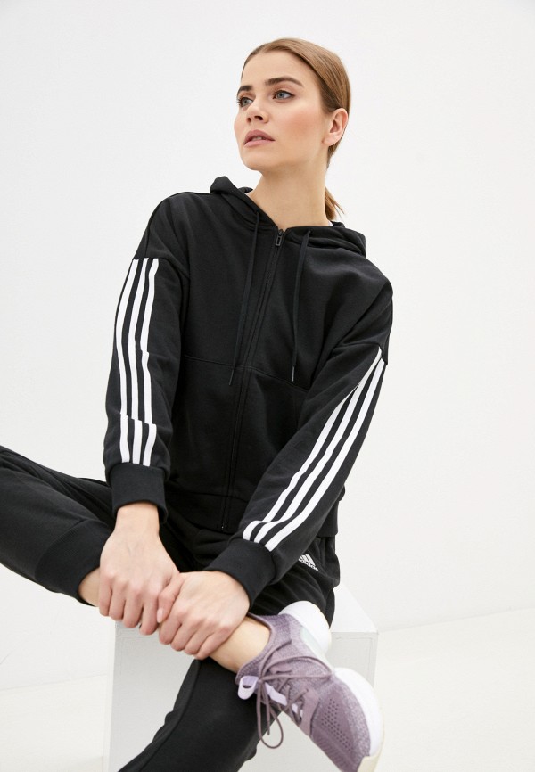

Толстовка adidas, Черный, W 3S FZ HD