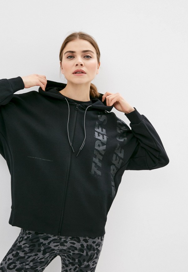 

Толстовка adidas, Черный, W WORD FZ HD