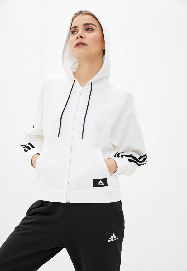 

Толстовка adidas, Белый, adidas AD002EWLUHZ1