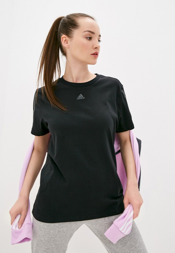 

Футболка adidas, Черный, W DK T