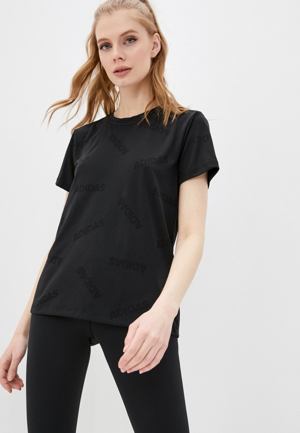 

Футболка спортивная adidas, Черный, AEROKNIT TEE