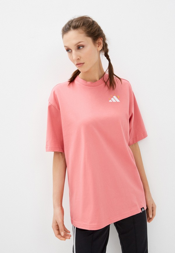 

Футболка adidas, Розовый, MANDALA BOS W