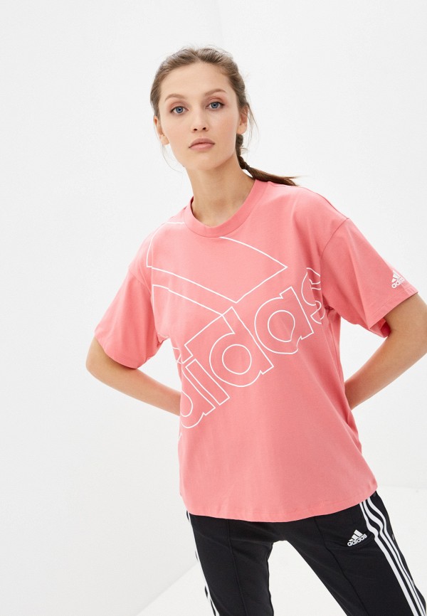 

Футболка adidas, Розовый, W FAV Q1 T