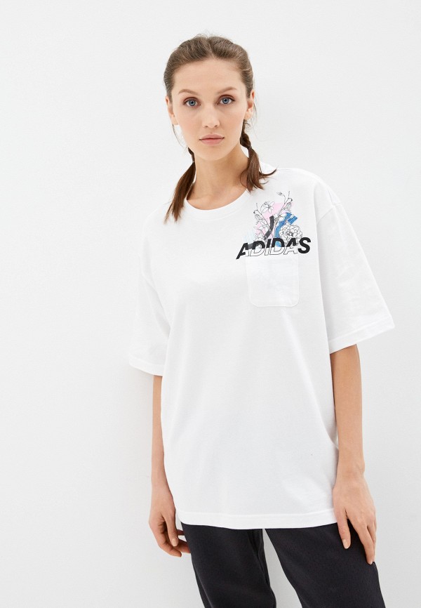 

Футболка adidas, Белый, NINI GFX POCKET