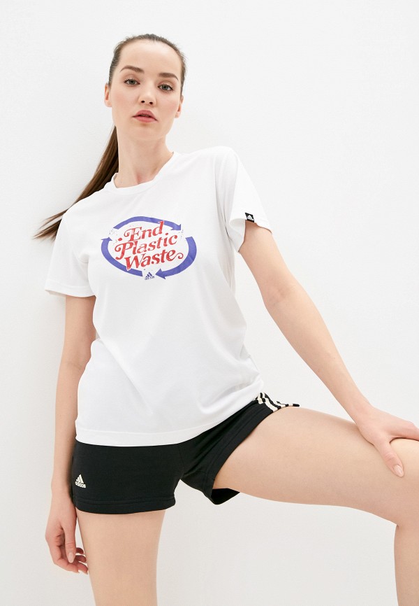 

Футболка adidas, Белый, W SUST BOS G T