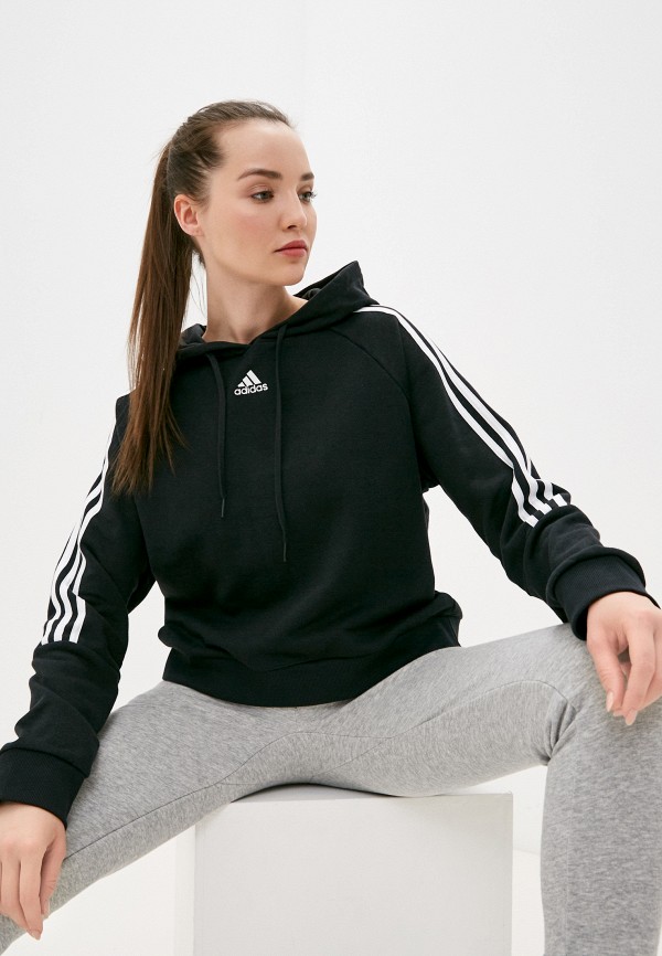 

Худи adidas, Черный, W 3S HD