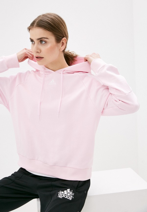 

Худи adidas, Розовый, W 3S HD