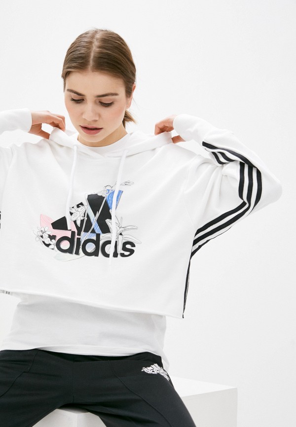 

Худи adidas, Белый, adidas AD002EWLUIP8