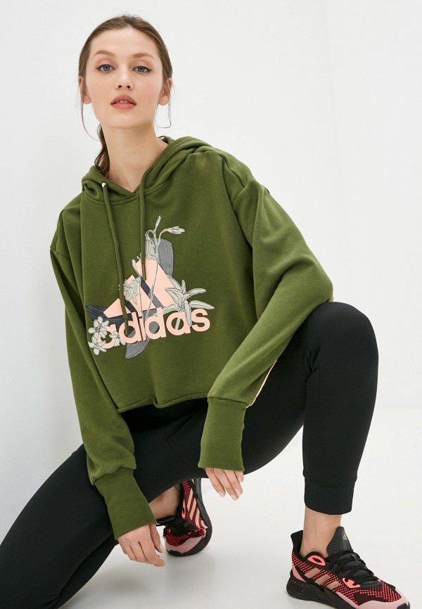 

Худи adidas, Зеленый, NINI GFX HOODY