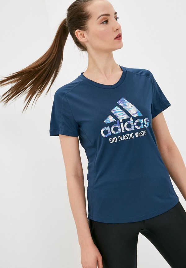 

Футболка спортивная adidas, Синий, RFO GPX TEE W