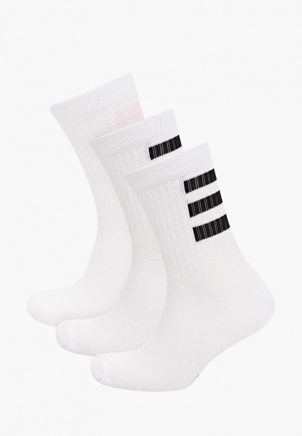 

Носки 3 пары adidas, Белый, 3S HC CREW 3PP