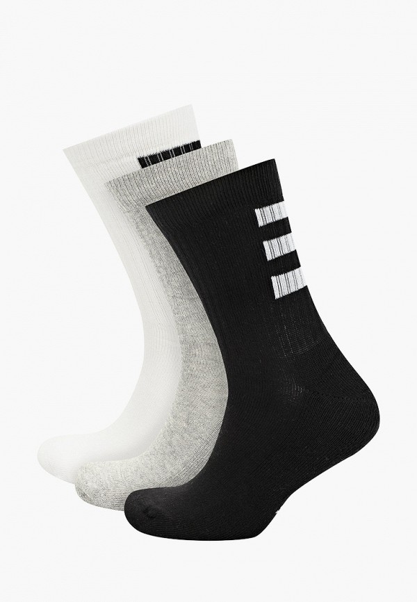 

Носки 3 пары adidas, Белый;серый;черный, adidas AD002FMLUGQ3
