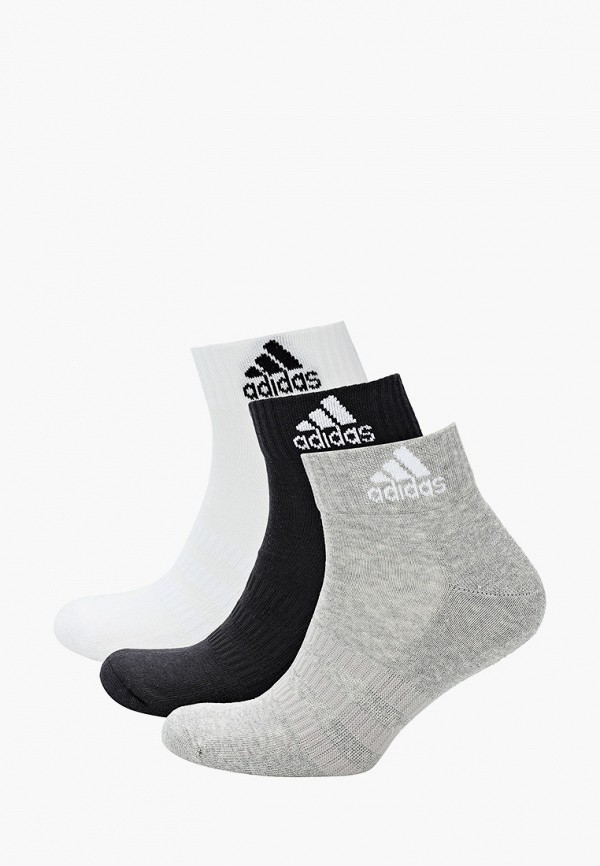 

Носки 3 пары adidas, Белый;серый;черный, adidas AD002FUJMRZ0