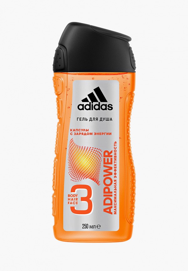 

Гель для душа adidas, Прозрачный, Adipower, 250мл