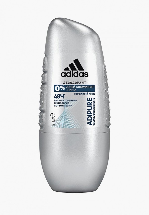 

Дезодорант adidas, Adipure, 50 мл, Прозрачный