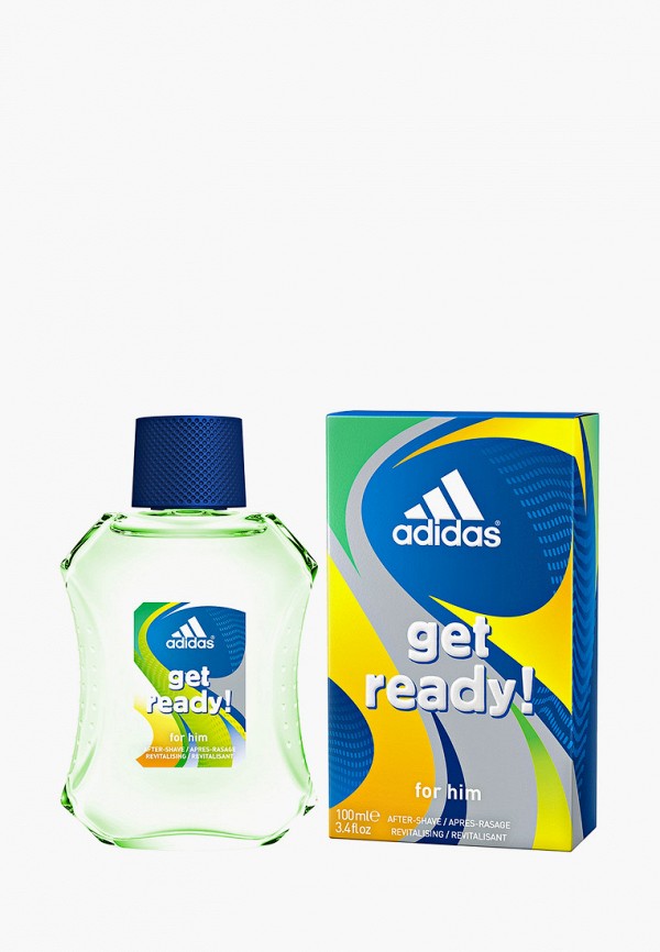 

Лосьон после бритья adidas, Прозрачный, Get Ready Male, 100 мл