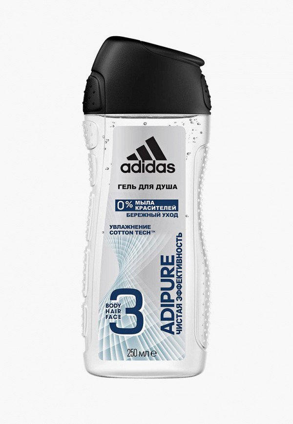 

Гель для душа adidas, Прозрачный, 3в1, Sport energy, 250 мл