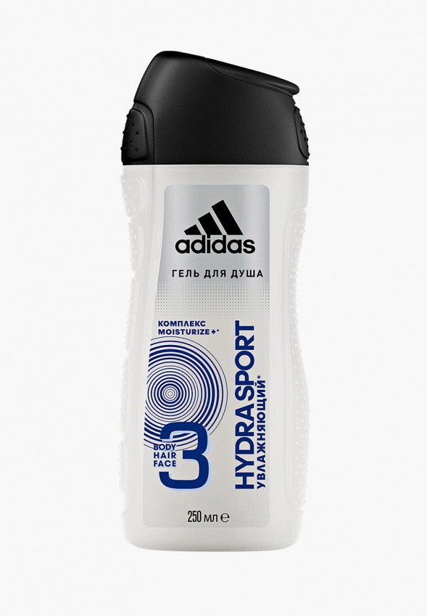 

Гель для душа adidas, Прозрачный, 3в1, Hydra sport, 250 мл