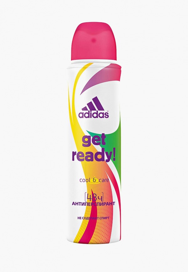 

Дезодорант adidas, Прозрачный, Get Ready, 150 мл