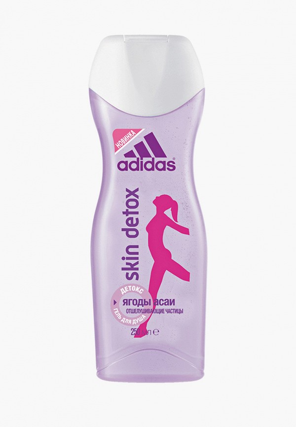 

Гель для душа adidas, Прозрачный, skin detox Uefa Star Edition Female, 250 мл
