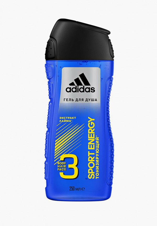 

Гель для душа adidas, Прозрачный, 3в1, Adipure, 250 мл