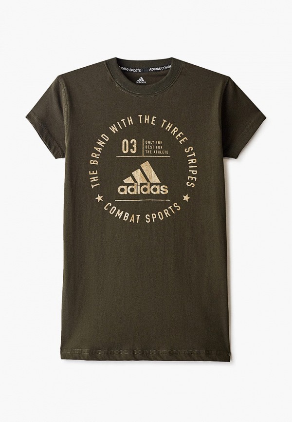 

Футболка adidas Combat, Хаки, The Brand With The Three Stripes BOXING.