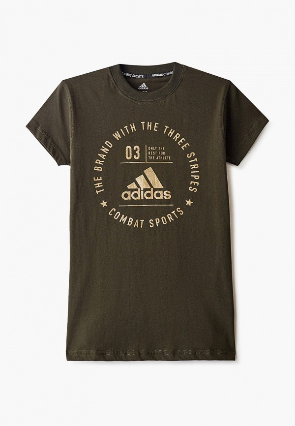

Футболка adidas Combat, Хаки, The Brand With The Three Stripes BOXING.