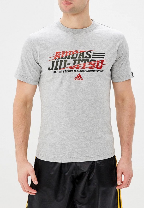 

Футболка adidas Combat, Серый, Jiu-Jitsu