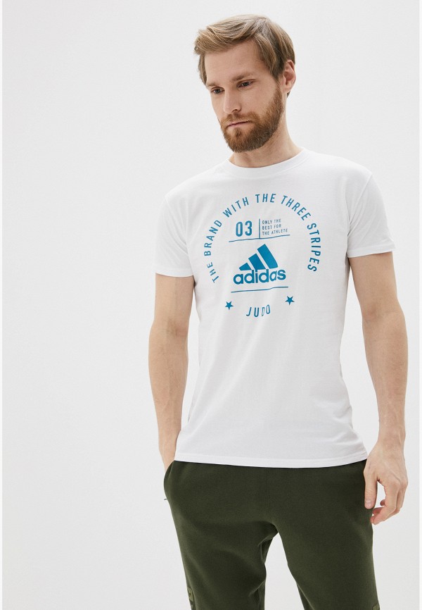 

Футболка adidas Combat, Белый, The Brand With The Three Stripes T-Shirt Judo