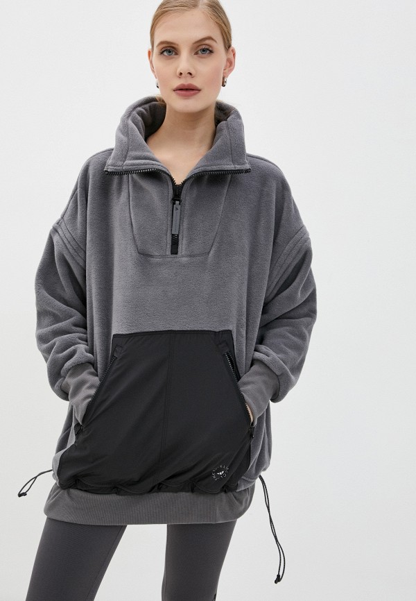 

Олимпийка adidas by Stella McCartney, Серый, FLEECE SWEAT