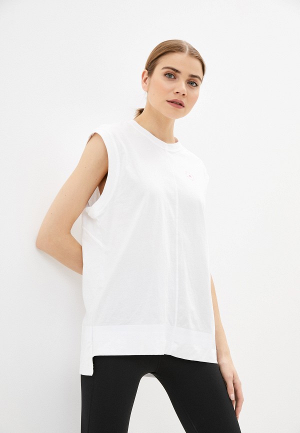 

Майка adidas by Stella McCartney, Белый, MUSCLE TANK