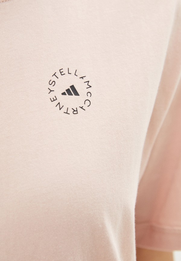 

Футболка adidas by Stella McCartney, Розовый, COTTON TEE