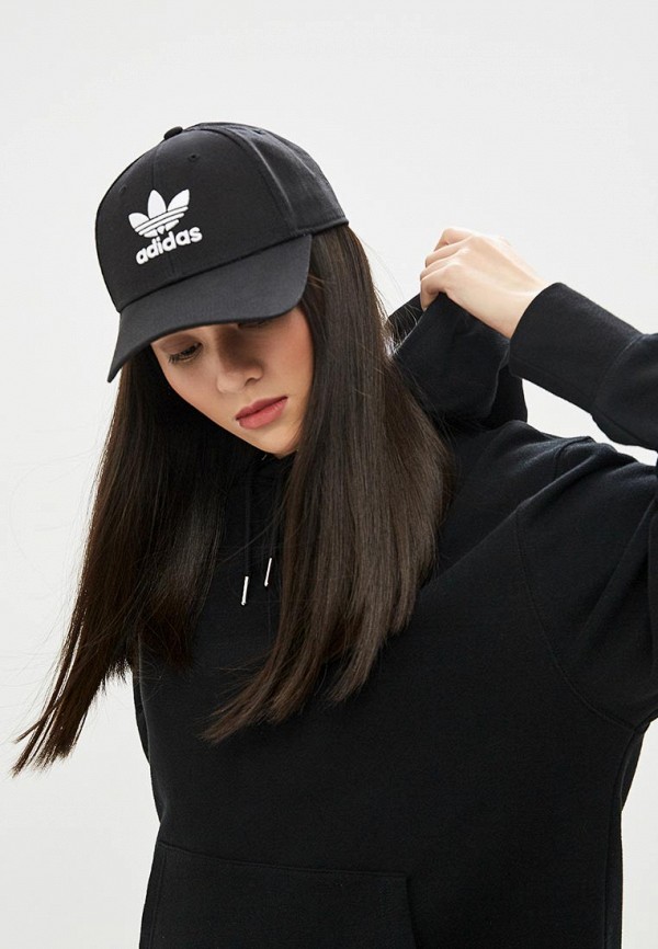 Бейсболка adidas Originals черный, размер 54, фото 4