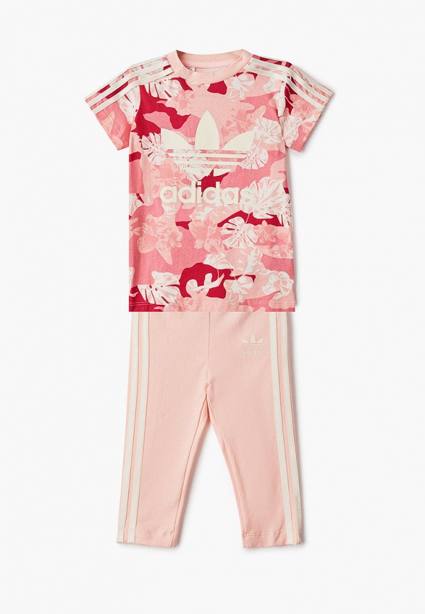 

Костюм спортивный adidas Originals, Розовый, TEE DRESS SET