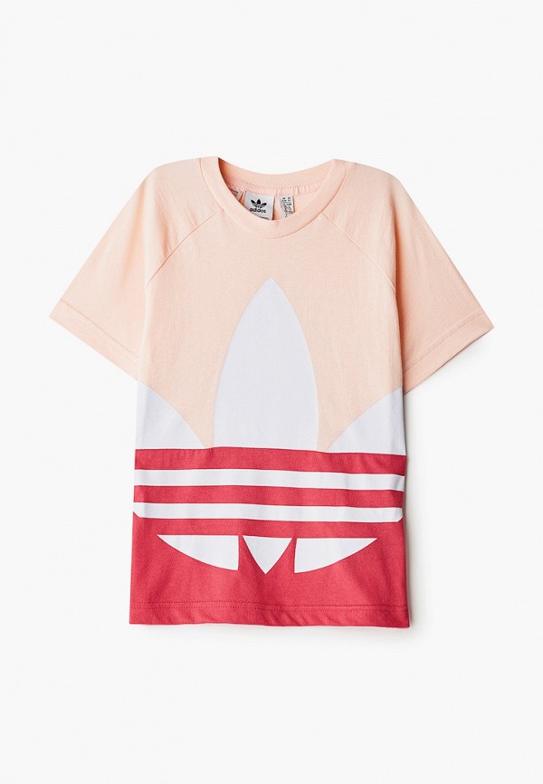 

Футболка adidas Originals, Розовый, BIG TREFOIL TEE
