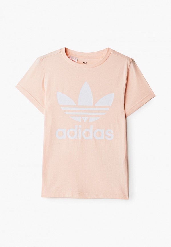 

Футболка adidas Originals, Розовый, TREFOIL TEE