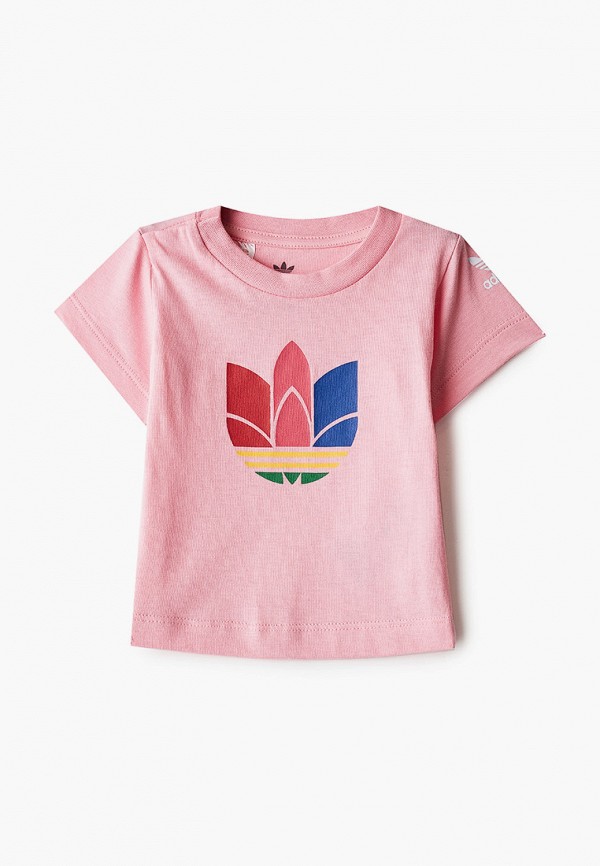 

Футболка adidas Originals, Розовый, 3D TREFOIL TEE
