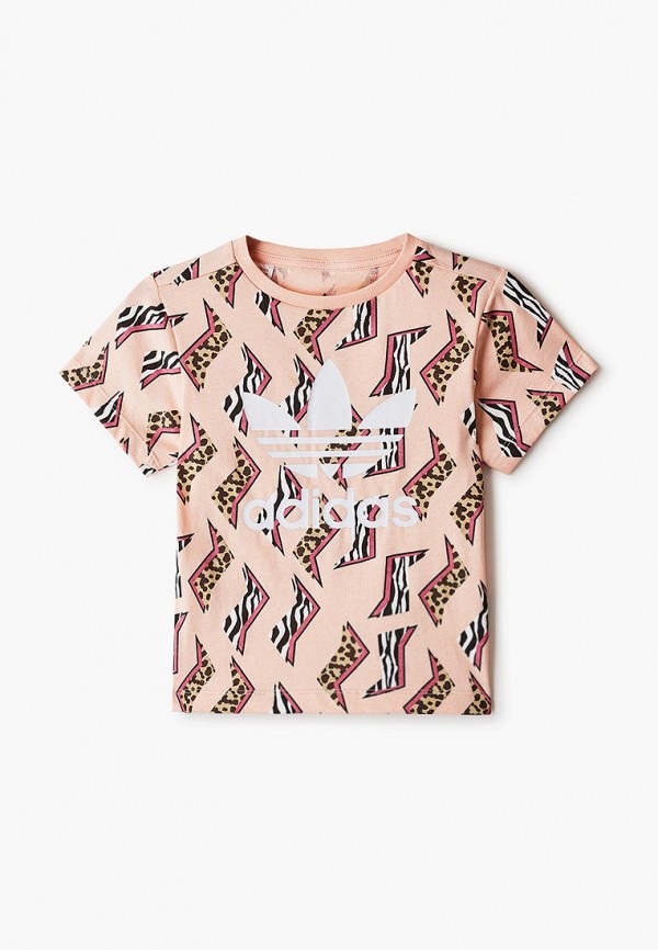 

Футболка adidas Originals, Розовый, adidas Originals AD093EGLVTZ6