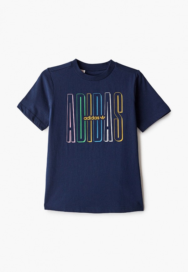 

Футболка adidas Originals, Синий, adidas Originals AD093EKLVUG2