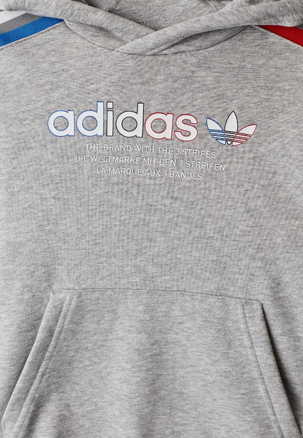 

Худи adidas Originals, Серый, adidas Originals AD093EKLVVM3